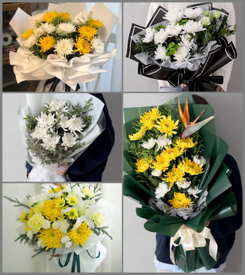 四川绵阳涪城区河边镇白事花束代送